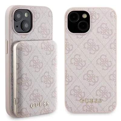 GUESS POWERBANK 5000MAH MAGSAFE ZA IPHONE 15 OVITEK ROZA