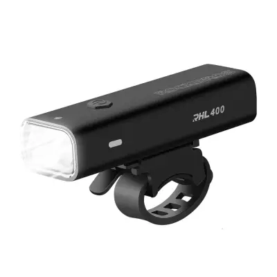 ROCKBROS PREDNJA KOLESARSKA LUČ 400 LM + MIKRO USB KABEL ZA KOLO ČRNA