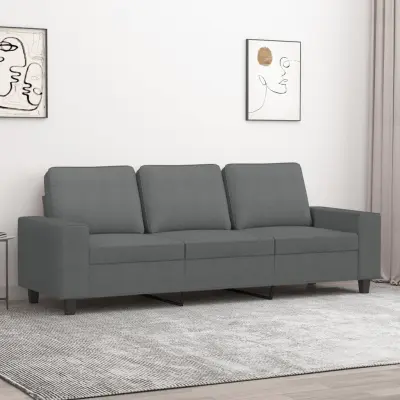 The Living Store Trosed svetlo siv 180 cm blago - Kavč Trosed