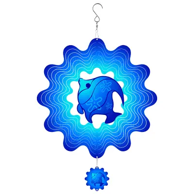 3D vrteča se mandala Wind Chime - globokomorska riba