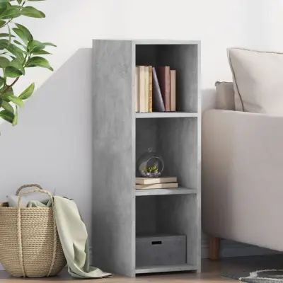 The Living Store Komoda betonsko siva 30x41x93 cm inženirski les - Komoda