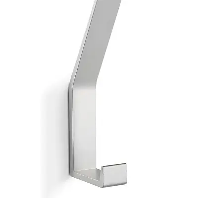 Lepilni stenski kavlji za težke obremenitve, stenski obešalnik iz aluminijeve zlitine za kopalniško kuhinjo Silver  6-Paket