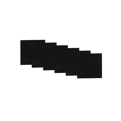 5 kosov oglenih filtrirnih blazinic - kvadratne 165x165x10 mm