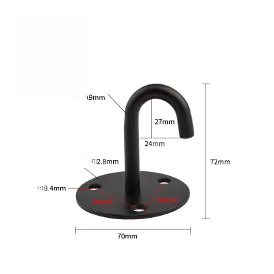 Stropni kavelj J-Hook iz nerjavečega jekla za težke obremenitve  L