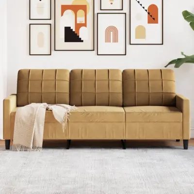The Living Store Trosed rjav 180 cm žamet - Trosed