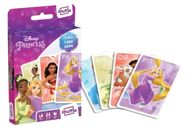 Cartamundi 108458992 Karte Disney Princeske 4v1