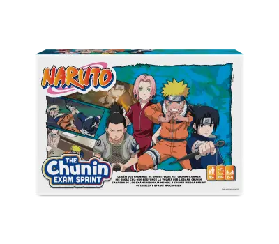 Cartamundi 103052001 Namizna igra Naruto: Chunin testni šprint