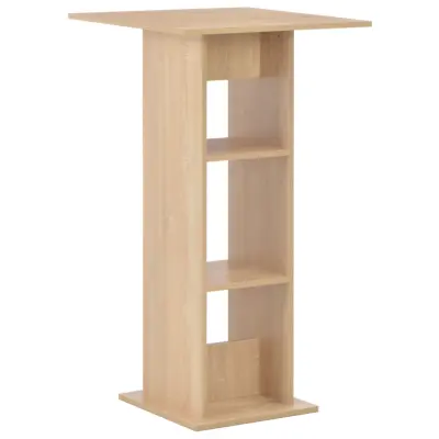 The Living Store Barska miza 60x60x110 cm hrast - Barska Miza
