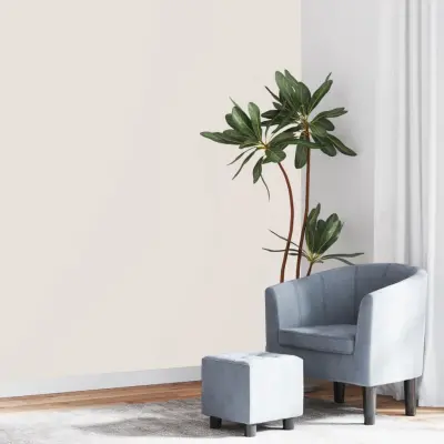 The Living Store Tapeta 3D enobarvna krem 10x0,53 m netkana - Tapeta
