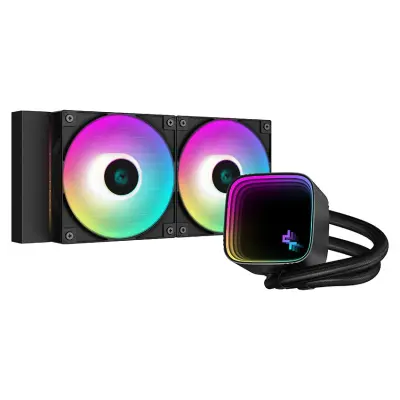 Vodni hladilnik CPU Deepcool Ls520 Se A-Rgb 240 mm črn