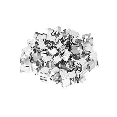 Močne kovinske kljuke za božične lučke (50 paketov)