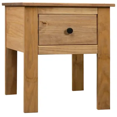 The Living Store Nočna omarica 46x40x57 cm borovina Panama Range - Nočna Omarica