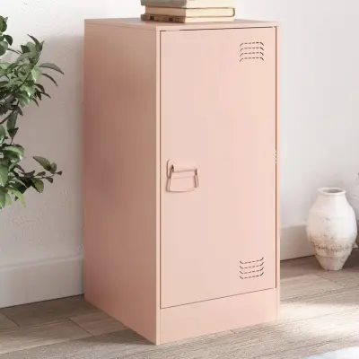 The Living Store Komoda roza 34,5x39x73 cm jeklo - Komoda