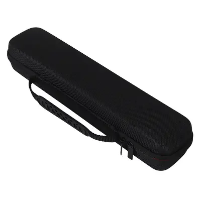Torba za shranjevanje ravnalnika las - Toplotno odporen potovalni kovček za pripomočke za oblikovanje las Black