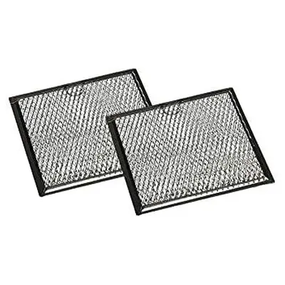 2-paket aluminijastih maščobnih filtrov za mikrovalovne pečice