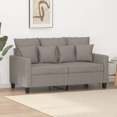 The Living Store Dvosed taupe 120 cm blago - Kavč Dvosed