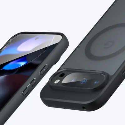 Mat črn ovitek MagSafe za Google Pixel   Model 3