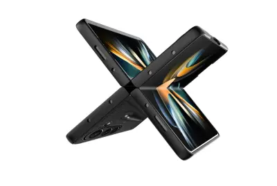 Samsung Galaxy Z Fold etui za telefon z vzorcem ličija in režo za pisalo Black  Model 2