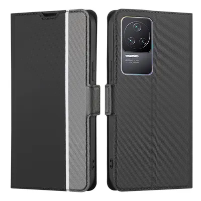 Zaščitna torbica iz PU usnja za Redmi Note 14 Pro/Pro+ (Global) - črna