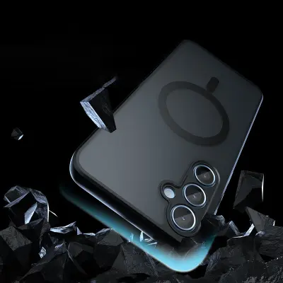 Mat črn magnetni ovitek za telefon Samsung Galaxy serije A   Model 11