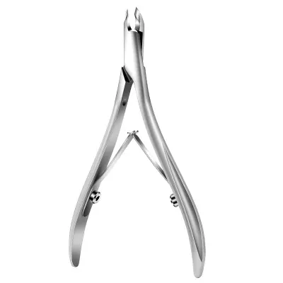 Swan klešče za odstranjevanje obnohtne kožice - peskano srebro s peresno torbico (0,3)