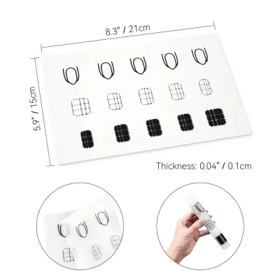 Silikonska podloga za vadbo nohtov   Model 3