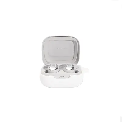 Zaščitna torbica za Bluetooth slušalke s karabinom White