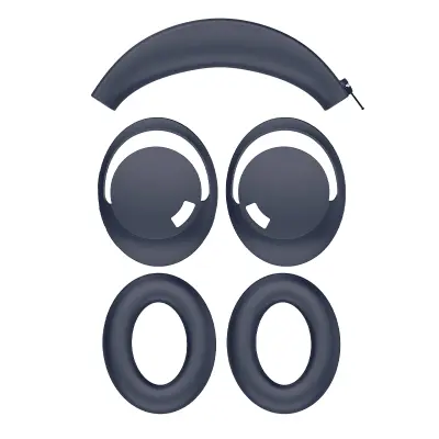 1MORE SonoFlow etui za slušalke, mehka silikonska zaščitna torbica Blue