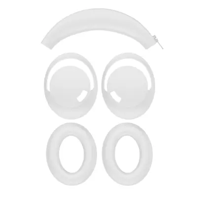 1MORE SonoFlow etui za slušalke, mehka silikonska zaščitna torbica White