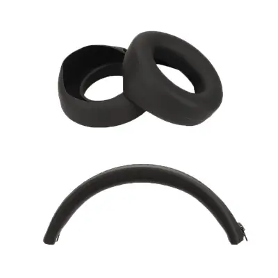 Silikonski zaščitni etui za slušalke Beats Studio3 - ušesne školjke in naglavni trak Black