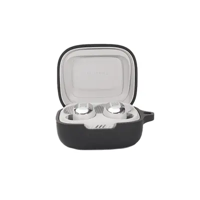 Zaščitna torbica za Bluetooth slušalke s karabinom Black