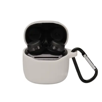 Zaščitna torbica za slušalke JBL TOURPRO+ s karabinom White