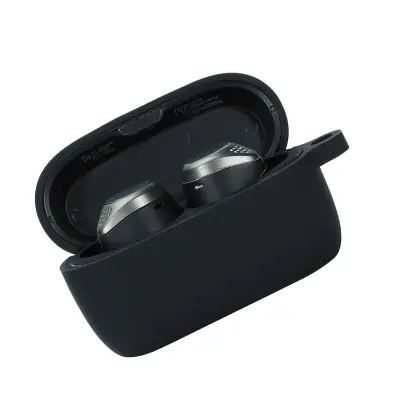 Zaščitni ovitek za Jabra Elite 75T s ključavnico - mehak in odporen na udarce Black