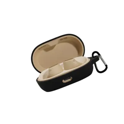 Zaščitna torbica za Bluetooth slušalke s karabinom Black