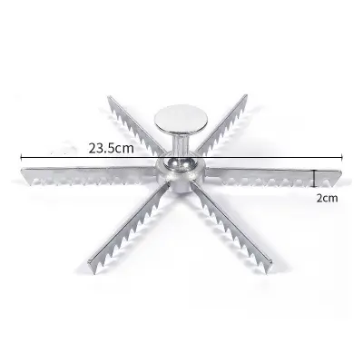 Nov rezalnik za pico s 6 rezinami - nož za pico iz aluminijeve zlitine
