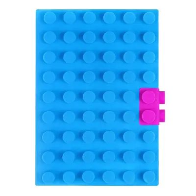 Silikonski zvezek - A6 zvezek s pikami Blue