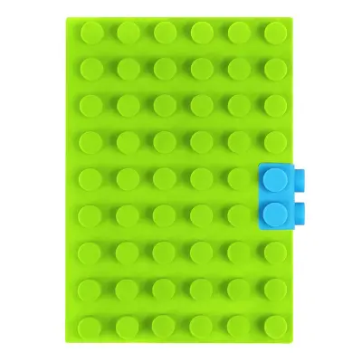 Silikonski zvezek - A6 zvezek s pikami Green