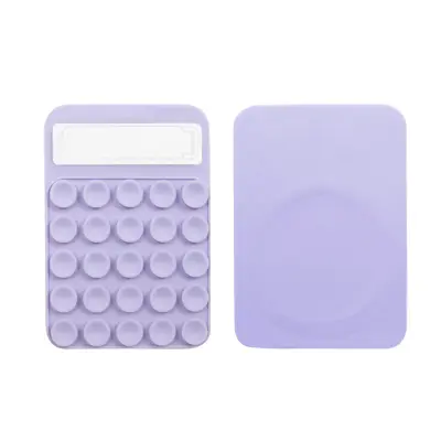 Magnetni silikonski ovitek za telefon Apple serije 15/14/13/12 Purple