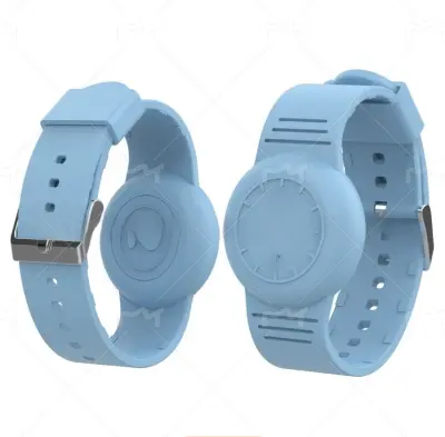 Silikonski zaščitni etui za zapestnico AirTag Blue