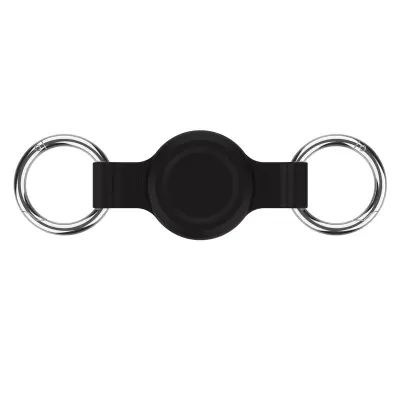 Silikonski zaščitni etui za sledilnik hišnih ljubljenčkov Apple AirTag Black