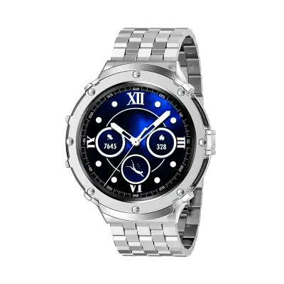 Pašček za uro Samsung Watch 5 Pro iz nerjavečega jekla Silver