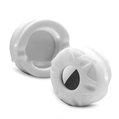 Silikonski ovitek za sledilnik AirTag za hišne ljubljenčke White M