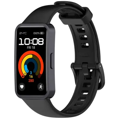 Huawei Band 9 & 8 pašček z zaponko iz kovine Black