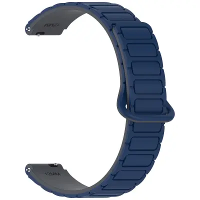 12MM silikonski pašček za uro z magnetno zaponko za Xiaomi Mi Band 8/9 Blue