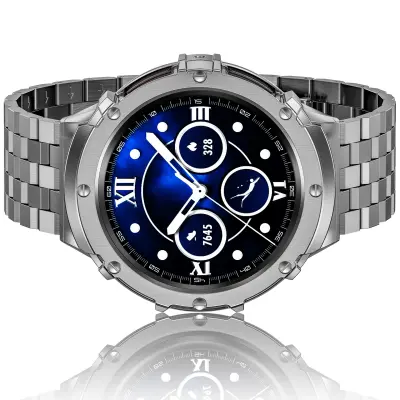 Pašček za uro Samsung Watch 5 Pro iz nerjavečega jekla Grey