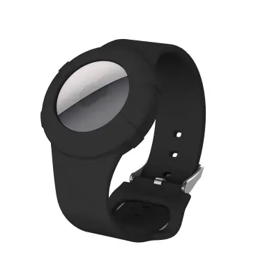 Silikonski zaščitni etui za Apple AirTag Black S