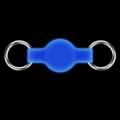 Silikonski zaščitni etui za sledilnik hišnih ljubljenčkov Apple AirTag LuminousBlue