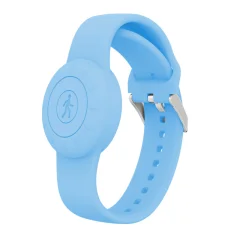 Silikonski zaščitni etui za trak Apple AirTag - kratek LightBlue