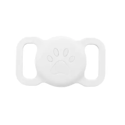 Silikonski ovitek za AirTag, oblika mačje šape, vodoodporen White