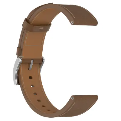 Usnjen pašček za uro Huawei GT5 Brown 22 mm